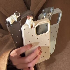 Soft TPU cute cat iPhone case for girls