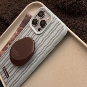 Soft TPU iPhone case side button detail