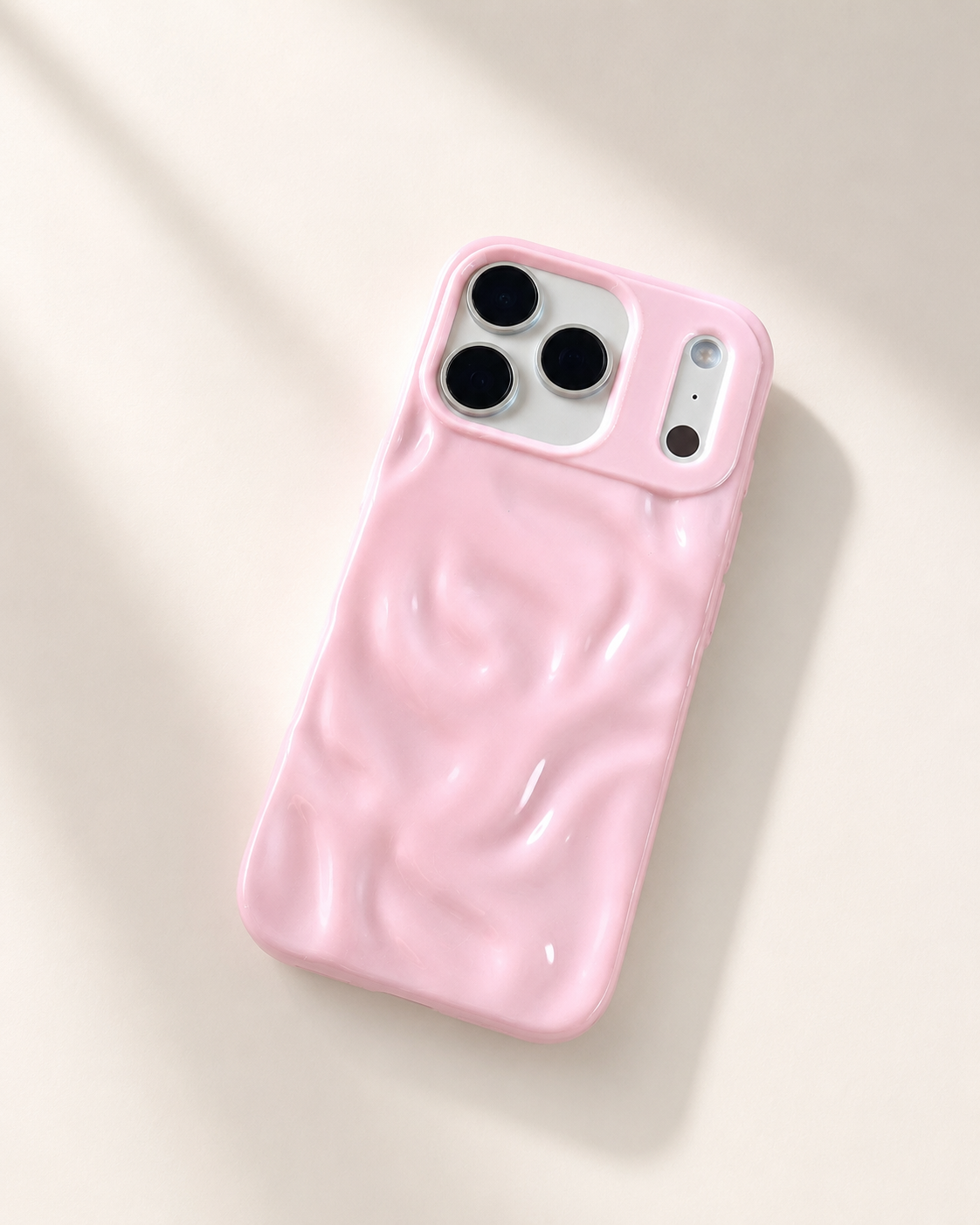 Cute Aesthetic 3D Wave iPhone Case – Minimalist Soft TPU Shockproof Slim Cover for iPhone 13–17 Series - Image 8